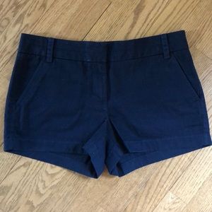 Navy JCREW Chino shorts